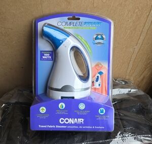 Conair CompleteSteam Travel Fabric Steamer - Blue and White